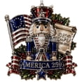 thumbnail image 1 of Custom 250th Anniversary Metal Ornament, Personalized America Patriotic Family Christmas Tree Decor, America 1776-2026 Commemorative Hanging Decor for Patriotic Christmas Tree, 1 of 6