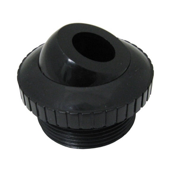 Custom 25552-304-000 0.75" Threaded Directional Flow Outlet - BLK