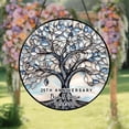 thumbnail image 1 of Custom 25th Sliver Wedding Anniversary Suncatcher,Tree of Life 25th Anniversary Gift, 25th Wedding Anniversary Keepsake, 25th Sliver Wedding, 1 of 2