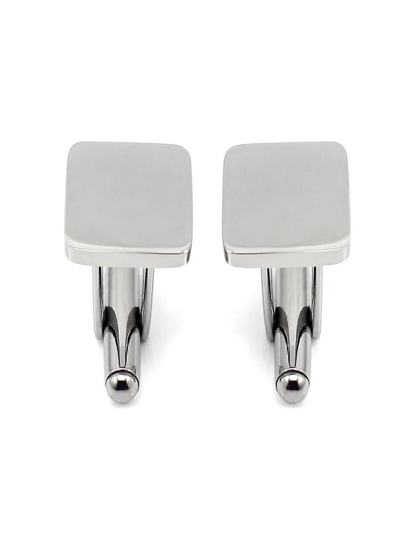 Custom 316L Stainless Steel Cufflinks Professional Laser Egraving Cufflinks Business Cuff Jewelry Gift for Man