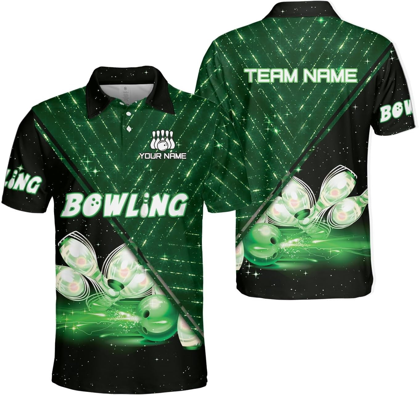 Custom Bowling Polo Shirts Men Women BO0122 main image 1
