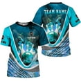 thumbnail image 1 of Custom 3D Bowling Shirts Personalized for Men and Women - Unique Team Shirt & Gifts for Bowling Lovers (Teal, 4XL), 1 of 10