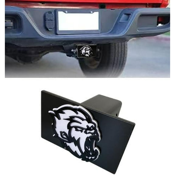 Custom 3D Emblem Metal Trailer Hitch Cover Angry Monkey Gorilla Ape for 2'' Towing Rear Receiver Plug Cover Demon Cool Cars SUV Pickup Trucks Heavy Duty, TCG-550