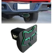Custom 3D Metal Trailer Hitch Cover for 2 Towing Rear Receiver Plug Cover Fox Emblem Cool Cars SUV Pickup Trucks Heavy Duty, TCG-550