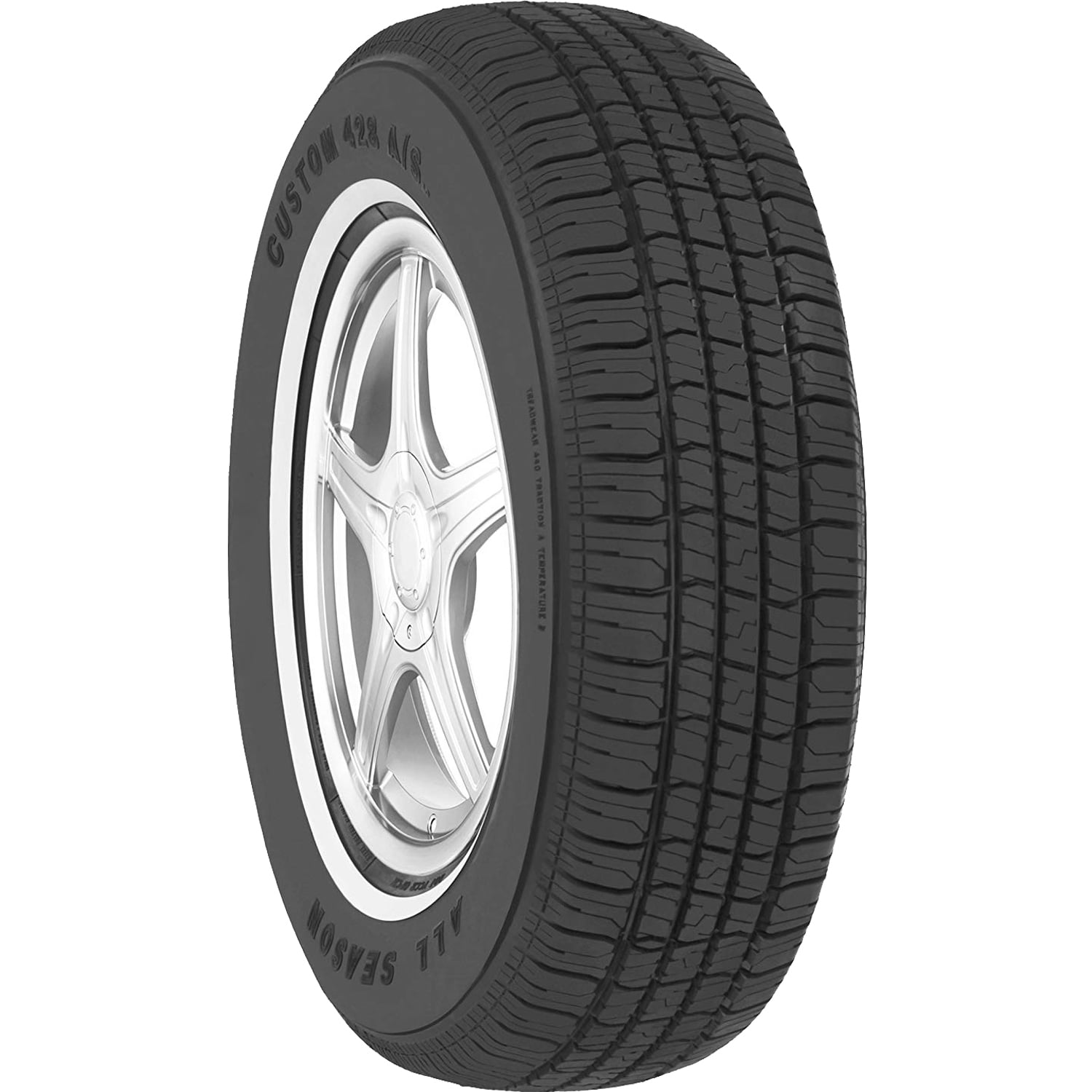 Custom 428 A/S 225/75R15 102S A/S All Season Tire