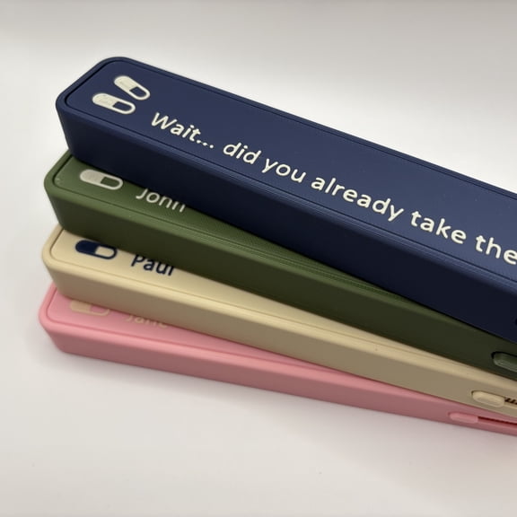 Custom 7 Day Pill Box | Stylish Weekly Medication Organizer | Wellness Gift
