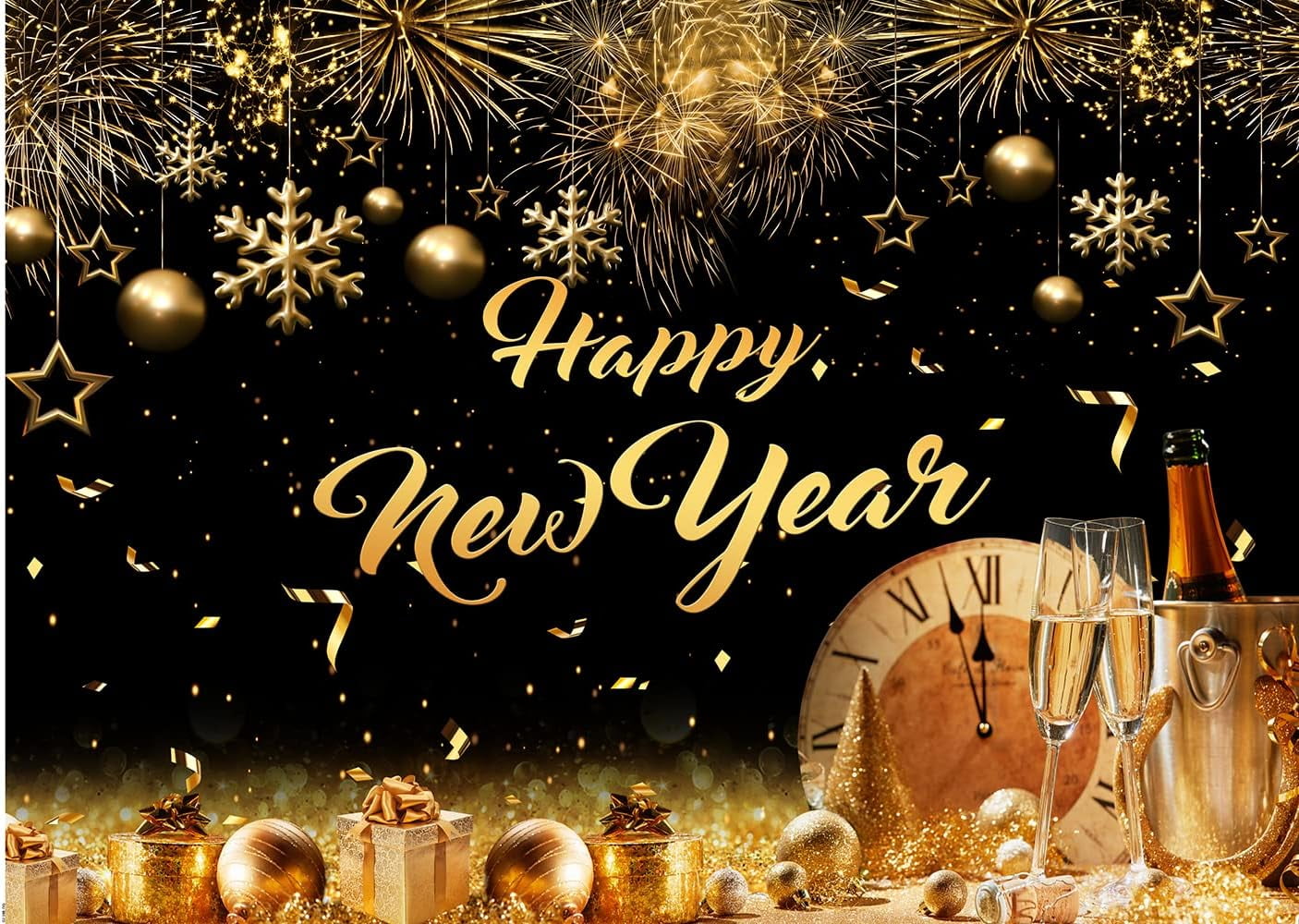 Custom 7x5FT New Year Backdrop 2025 Happy New Year Backdrop Golden Custom 7x5FT New Year Backdrop 2025 Happy Golden Particles Bokeh Black Gold Photography Background 2024 Party Backdrops 6007852a E1e0 4fdd 8a5e 150359b3cffc.96ad9dd2c81fc6df6551934af769207a