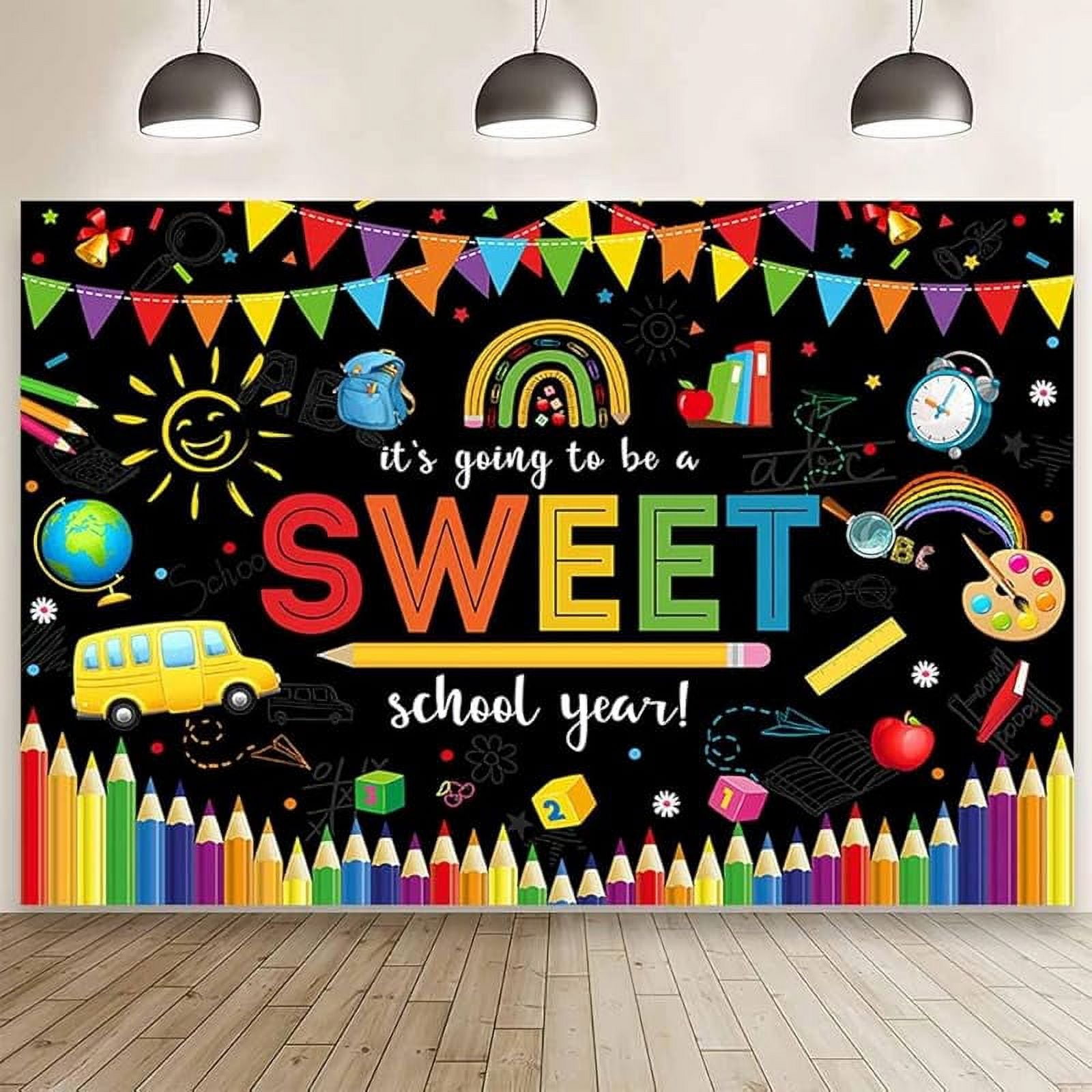 Custom 7x5ft Back to School Backdrop It's Going to Be a Sweet School ...