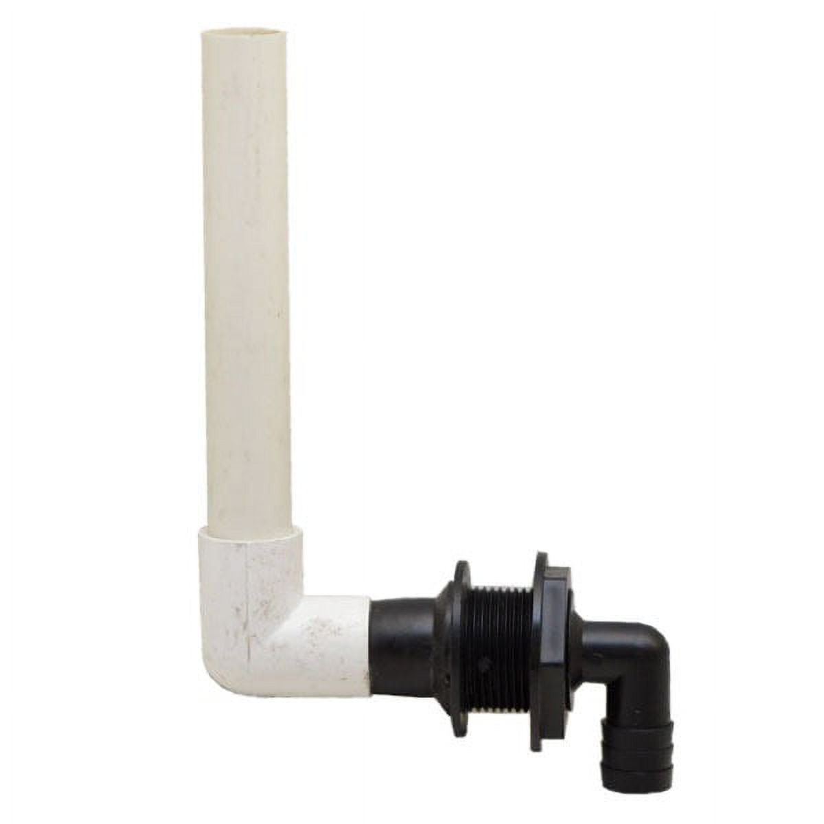 Custom 8 Inch Boat Livewell Overflow Boat Drain Tube w/ 90 Degree Bend