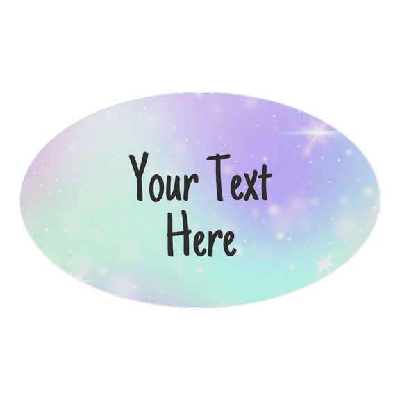 Custom 8 x 5 in Oval Car Magnet - Full Color Durable Vinyl Decal