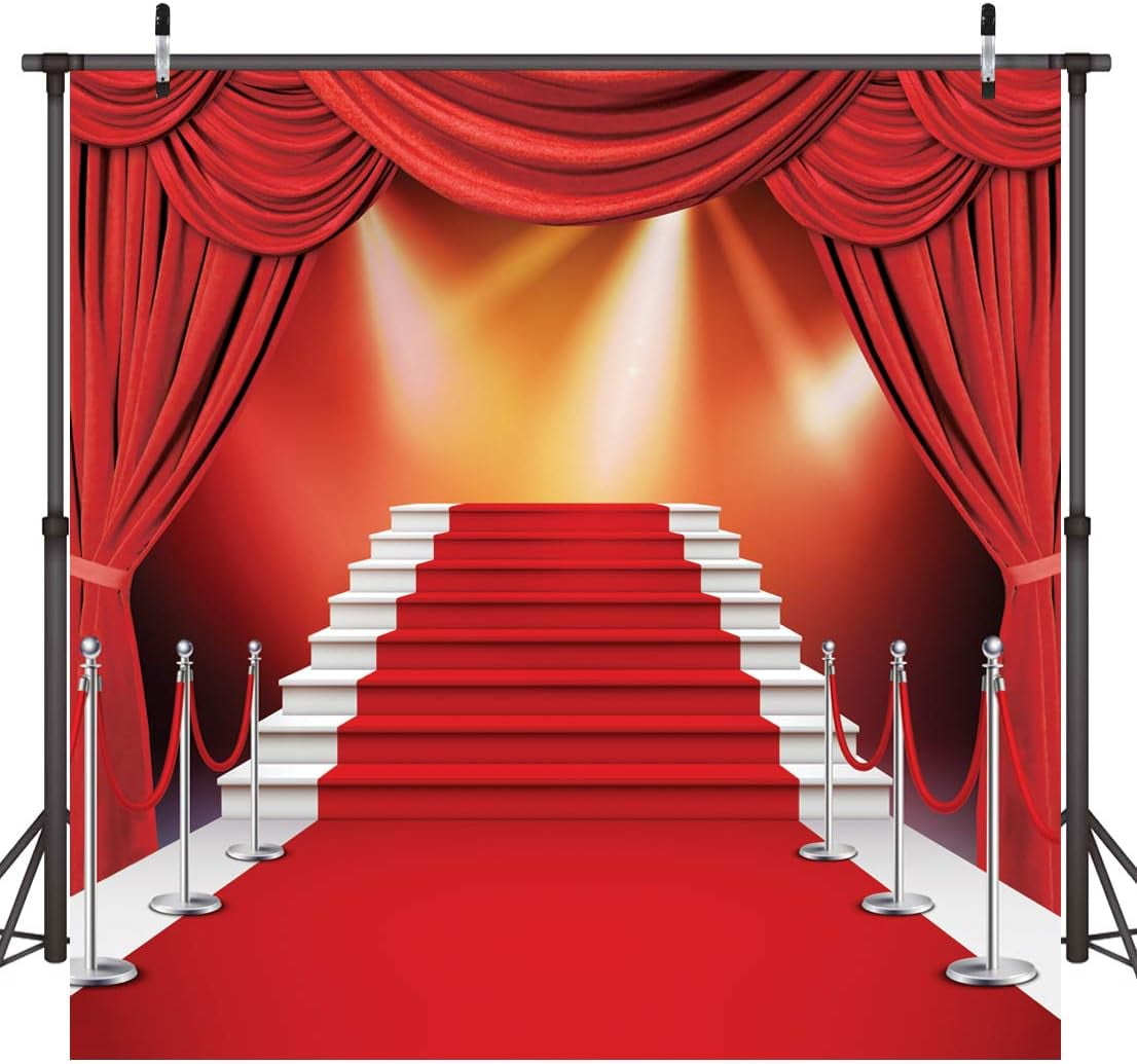Kate 8x8ft Red Carpet Backdrop for Photography