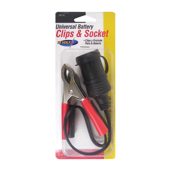 CLIPS BATTERY SOCKET 12V