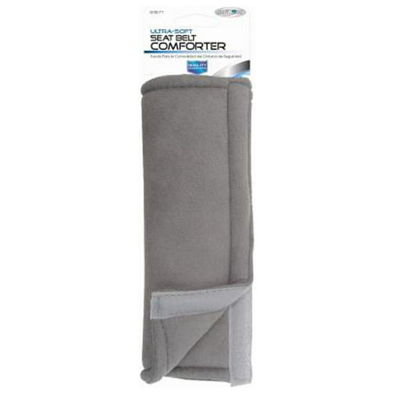 Custom Accessories 31571 Ultra Soft Seat Belt Pad, Gray - Quantity 4