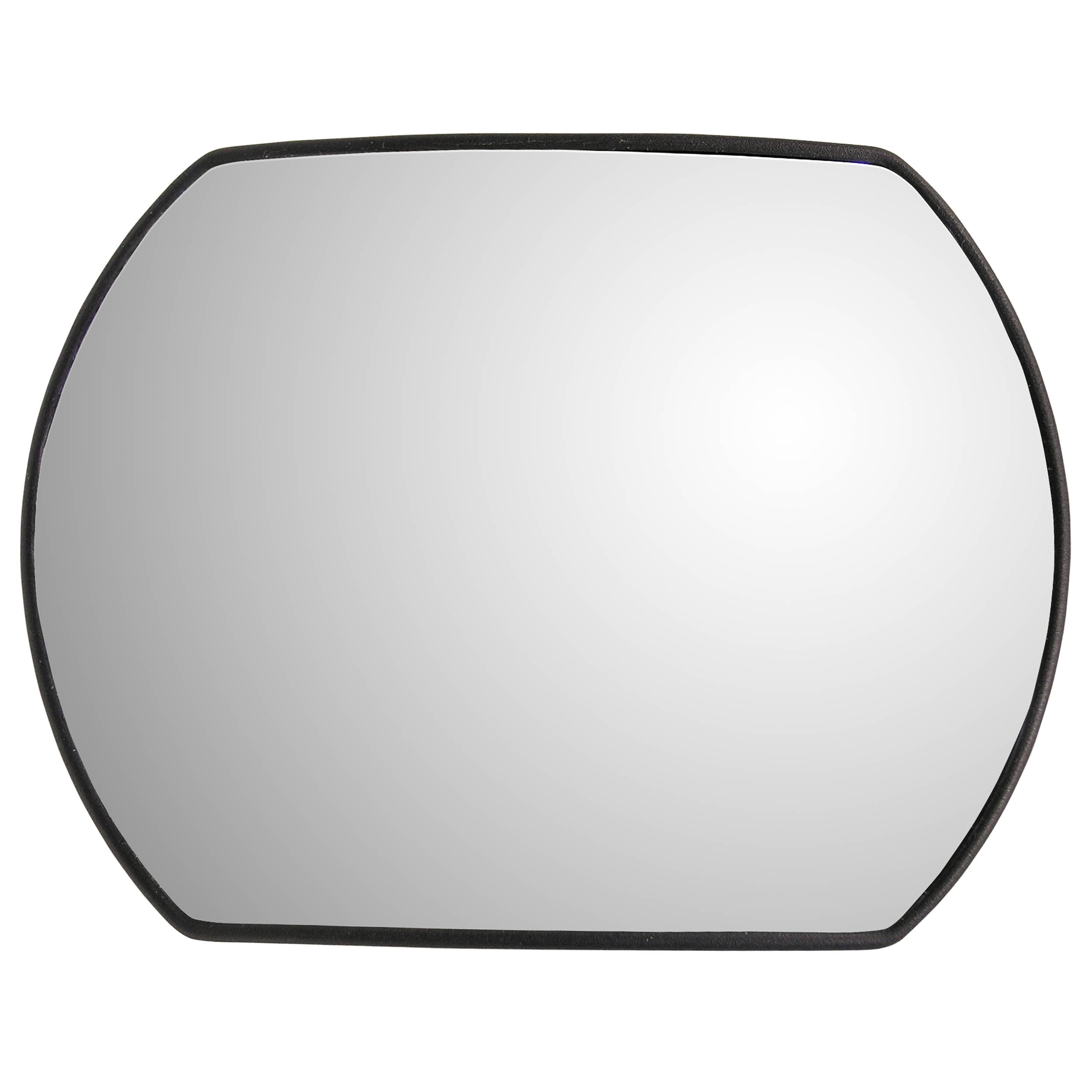 Custom Accessories 4" x 5-1/2" RV & Truck Blind Spot Mirror, Black