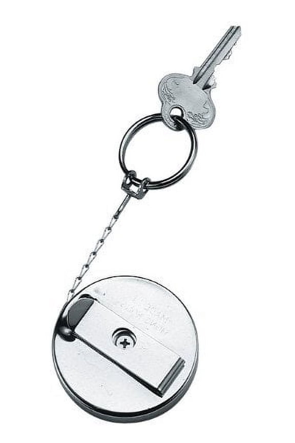 44446 Chrome Retractable Key Chain
