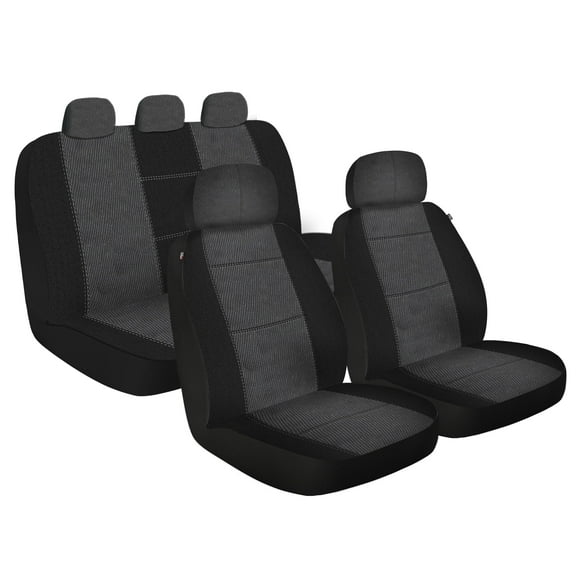 Custom Accessories Car Seat Covers Hunt 3-Piece Black-Gray