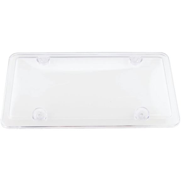 Custom Accessories Clear Acrylic License Plate Protector
