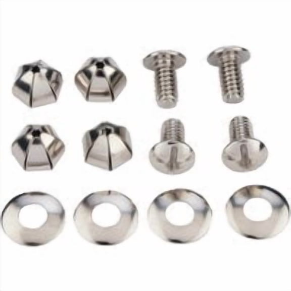 Custom Accessories Custom Metal License Fasteners - Pack of 10