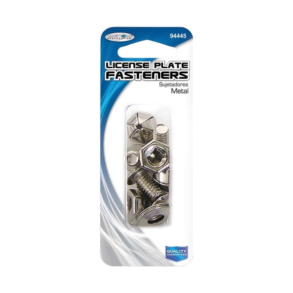 Custom Metal License Fasteners (4 Count)