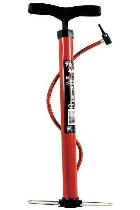 Tire Pump Heavy Duty 70 Psi 1 - 1/2" Steel Polybag