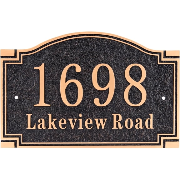Custom Address Plaque Sign Address Numbers Signs Plate
