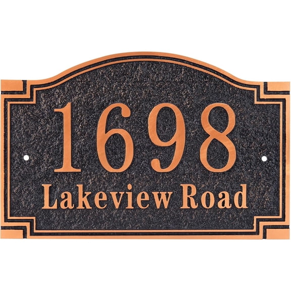 Custom Address Plaque Sign Address Numbers Signs Plate