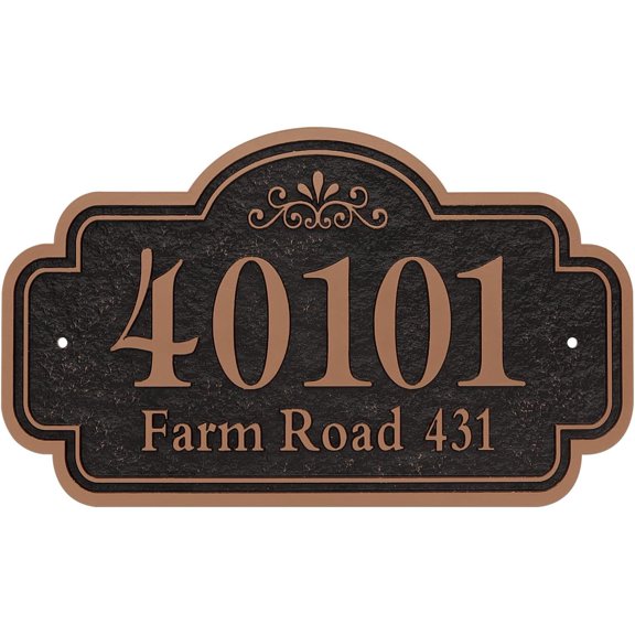 Custom Address Plaque Sign Address Numbers Signs Plate