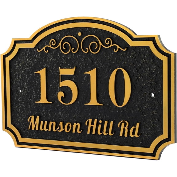 Custom Address Plaque Sign Address Numbers Signs Plate