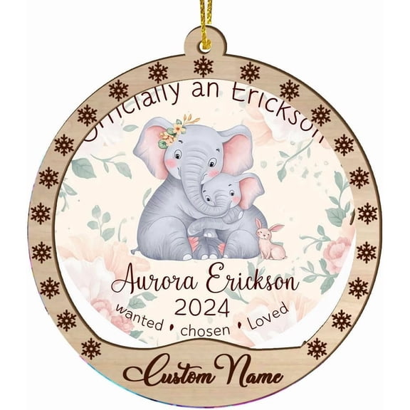 Custom Adoption Gift Suncatcher, New Parent Gift Adoption Announcement, Blended Family, New Mom Adoptive Gift Child Adoption NqnWSi (Custom Adoption Gift, Style 605)