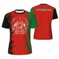 thumbnail image 1 of Custom Afghanistan Flag Mesh T-shirt For Running Bike Soccer Tennis Football Fitness Sports Tshirt Tees 3D Printed, 1 of 1