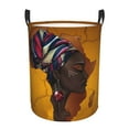 thumbnail image 1 of Custom Afro Dream Black Girl Laundry Hamper Large Storage Basket Magic Gift Melanin Gift Boys Toy Organizer, 1 of 6