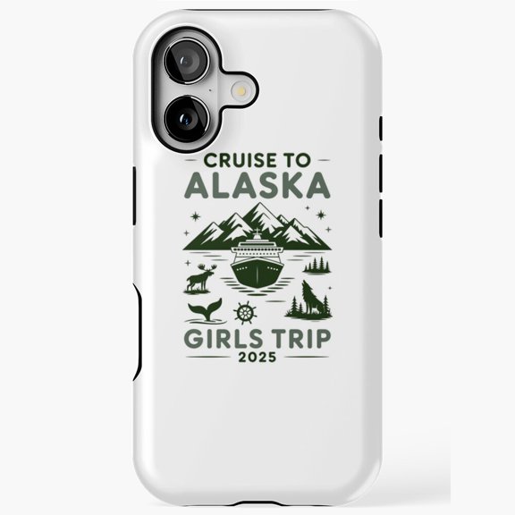 Custom Alaska Cruise Personalized Family Trip iPhone Case 17 to 11 Pro Max