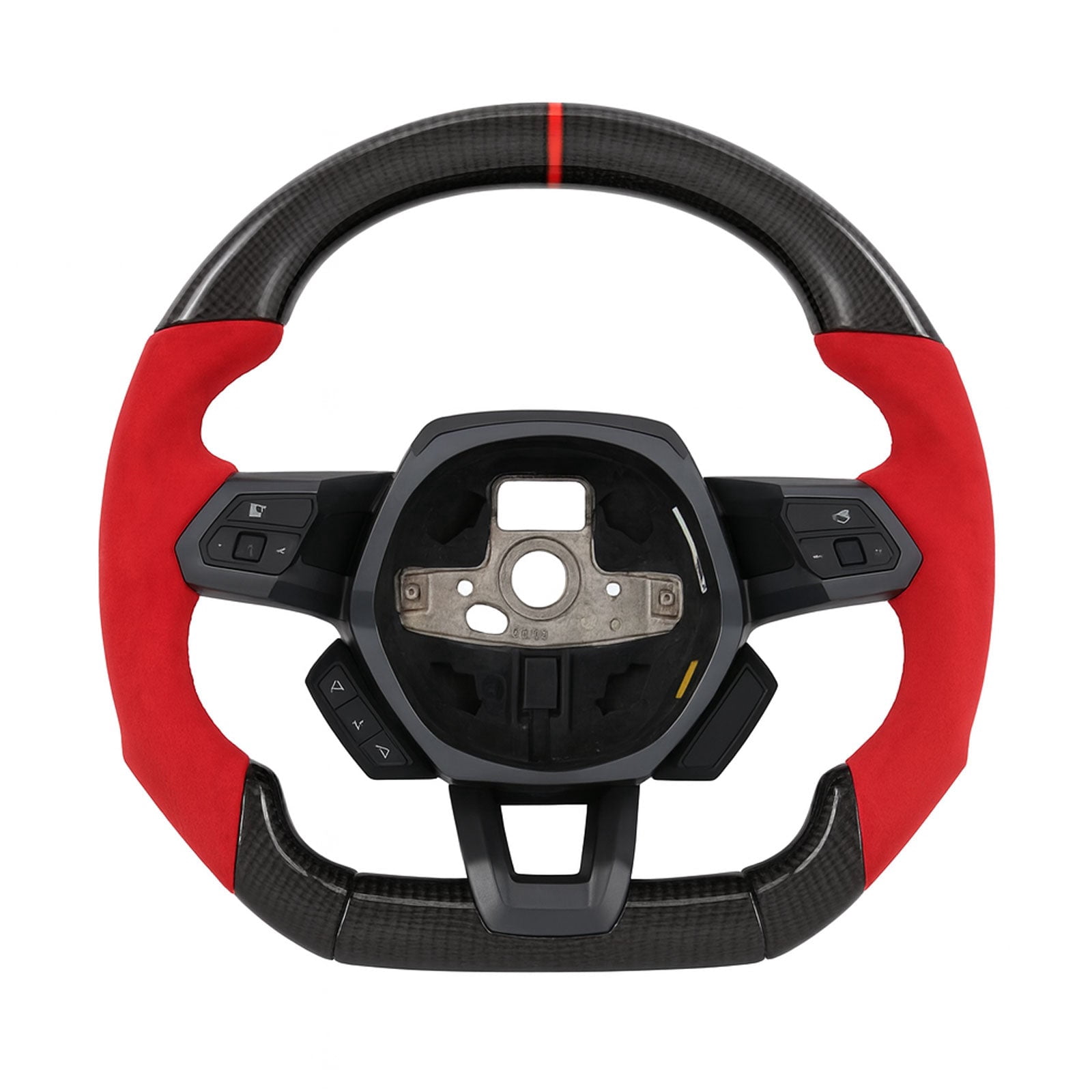 Custom Alcantara Red Steering Wheel for Lamborghini Huracan LP580 LP610 ...