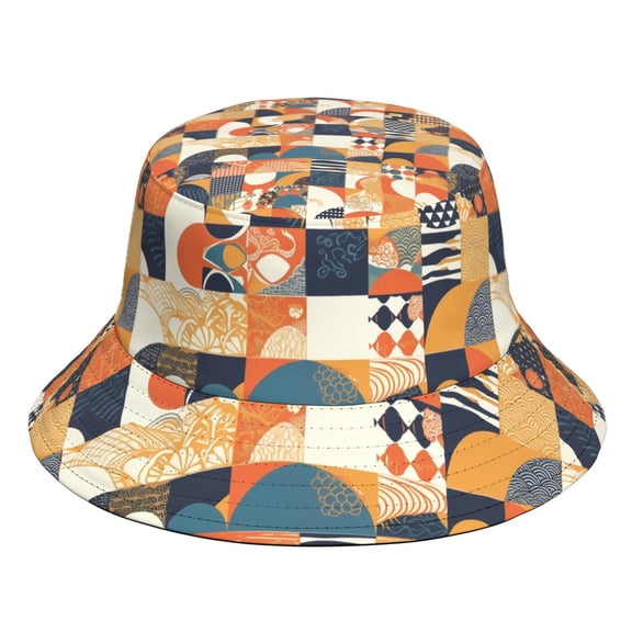 Custom All-Over Print Bucket Hat, Personalized Acrylic Fisherman Hat, Soft and Warm Casual Outdoor Cap for Daily Wear