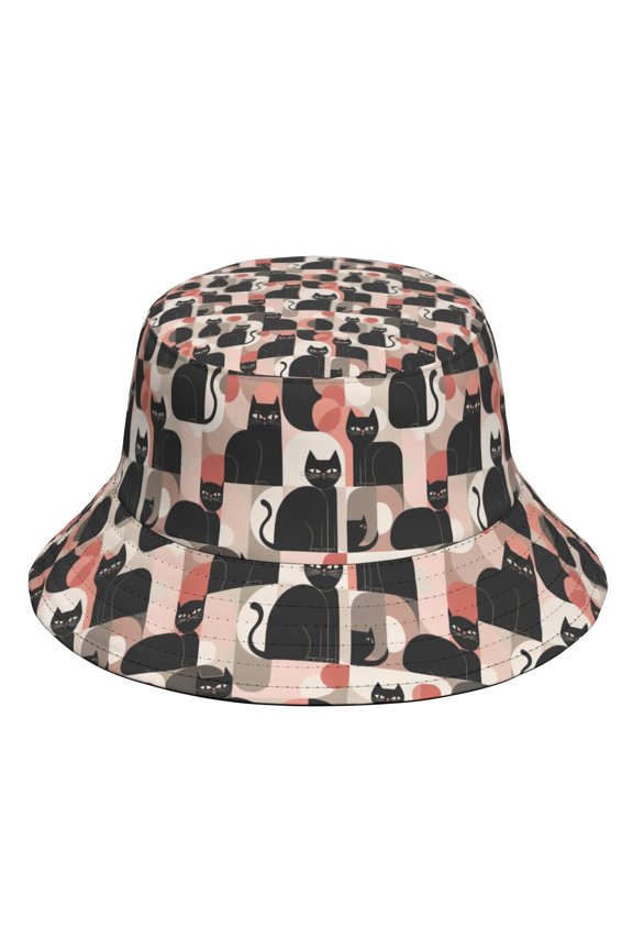 Custom All-Over Print Bucket Hat, Personalized Acrylic Fisherman Hat, Soft and Warm Casual Outdoor Cap for Daily Wear