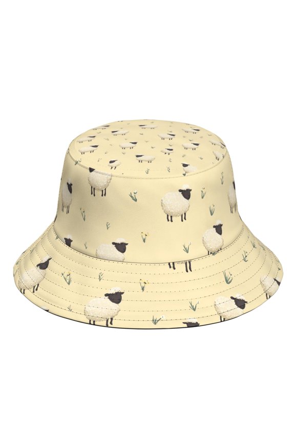 Custom All-Over Print Bucket Hat, Personalized Acrylic Fisherman Hat, Soft and Warm Casual Outdoor Cap for Daily Wear