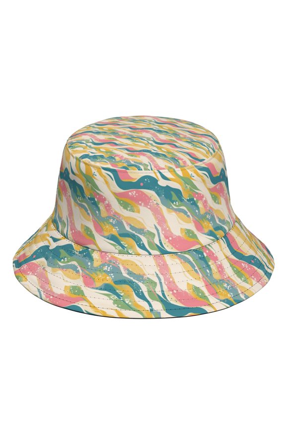 Custom All-Over Print Bucket Hat, Personalized Acrylic Fisherman Hat, Soft and Warm Casual Outdoor Cap for Daily Wear