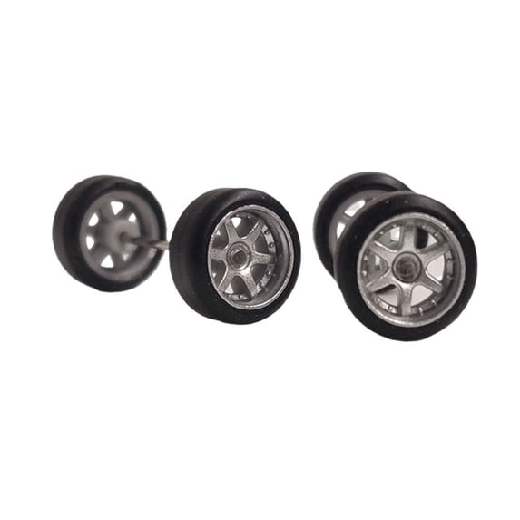 Custom Alloy 1:64 Wheels And Tyres Real Riders Rubber Wheels Etc For Hot