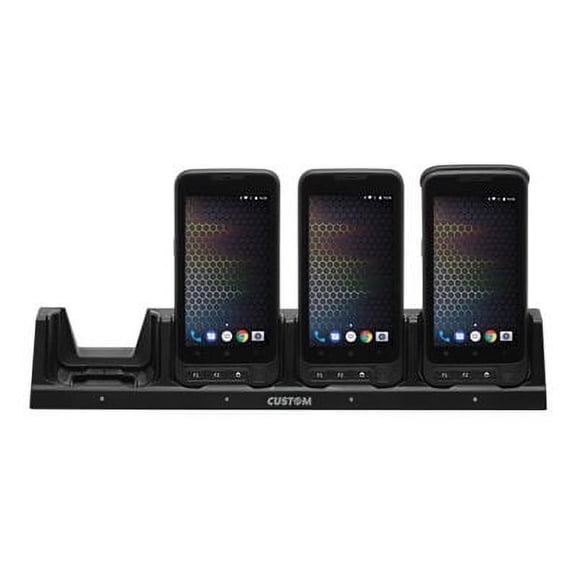 Custom America P Ranger Mobile POS/Tablets P-RANGER, 4 SLOT CRADLE REQ POWER & PLUG (938kz010400033)