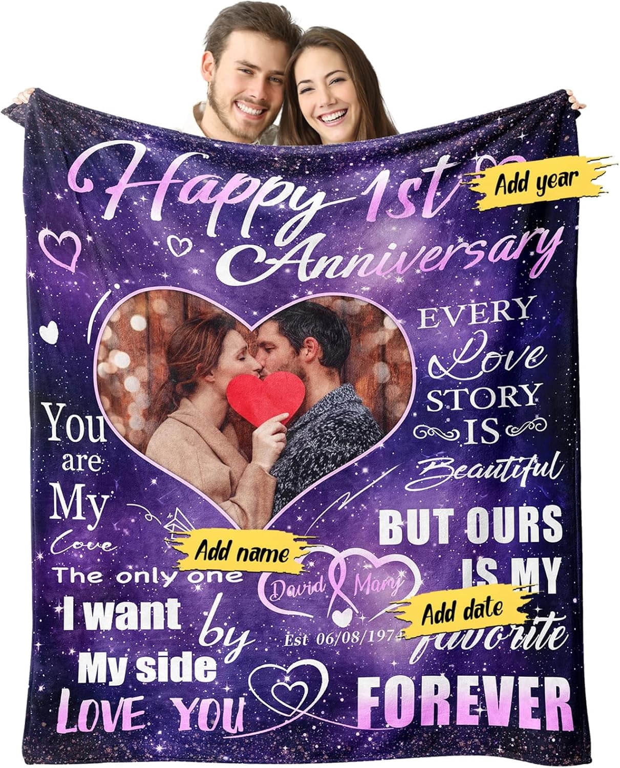 Tingwei Personalised Blanket,Custom Blankets With Picture