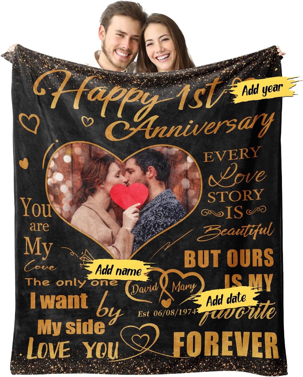 Tingwei Personalised Blanket,Custom Blankets With Picture