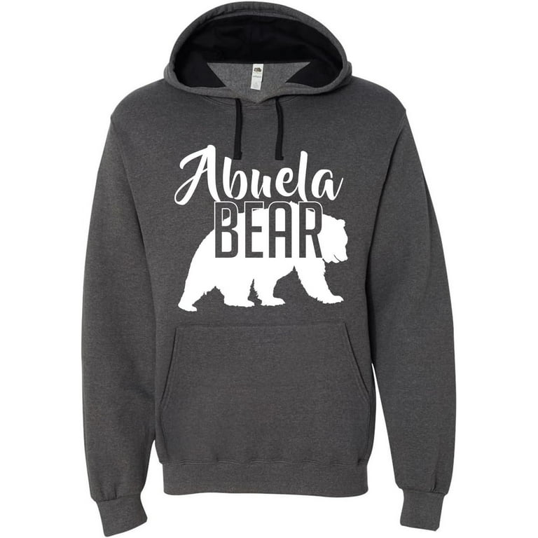 Custom Apparel House Abuela Bear Hoodie Grandma Mom Granny Women
