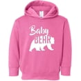 thumbnail image 1 of Custom Apparel House Baby Bear Hoodie for Toddlers Boy Girl Great Gift for Kids Soft Hoodie Raspberry, 1 of 3