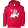 thumbnail image 1 of Custom Apparel House Baby Bear Hoodie for Toddlers Boy Girl Great Gift for Kids Soft Hoodie Red, 1 of 3