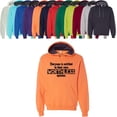 thumbnail image 1 of Custom Apparel House Everyone is Entitled to Their Own Worthless Opinion Hoodie, Adult Unisex Funny Gift Sweatshirt Orange, 1 of 4