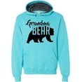 thumbnail image 1 of Custom Apparel House Grandma Bear Hoodie Mom Women Soft Hoodie Adult Unisex Men's Women's Scuba Blue, 1 of 3