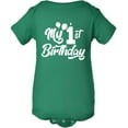 thumbnail image 1 of Custom Apparel House My First Birthday Baby Onesie - Baby Boys My 1st Birthday Bodysuits Shirts and Outfits Kelly, 1 of 4