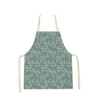 Custom Apron Cooking Apron Women's Cotton And Linen Apron Adjustable Cooking Rainproof Kitchen Apron Barbecue Apron Men's Free-fouling Aprons With Pockets Multi-color