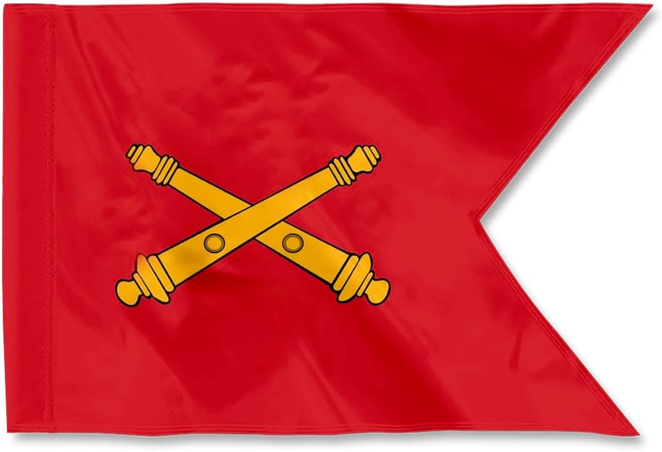 Custom Artillery Branch Field Artillery Guidon flag US army FA Guidons