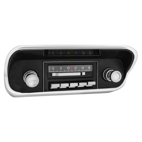 Custom Autosound Radio Slidebar With Bluetooth Kit Mustang 1967-1973